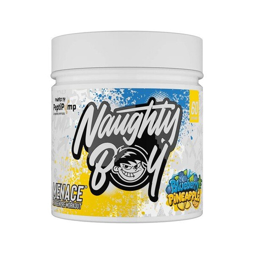 Naughty Boy Menace V2 Przedtreningówka Na Energię Pompę i Skupienie Borówka Ananas 420g