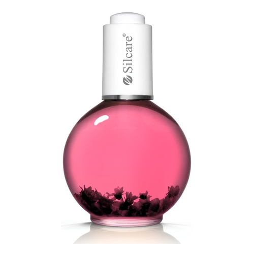Silcare Garden of Colour Raspberry Light Pink olejek do paznokci i skórek z kwiatami 75ml