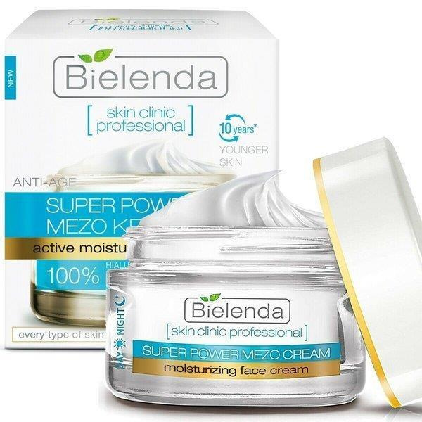 Bielenda Super Power Mezo Moisturising Face Cream Day and Night 50ml
