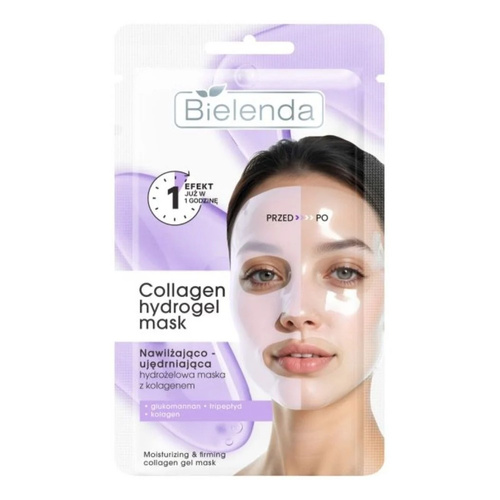 Bielenda Moisturising and Firming Hydrogel Collagen Mask 1pc