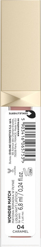 Eveline Wonder Match Matte Liquid Lipstick No. 04 Carmel 6.8ml