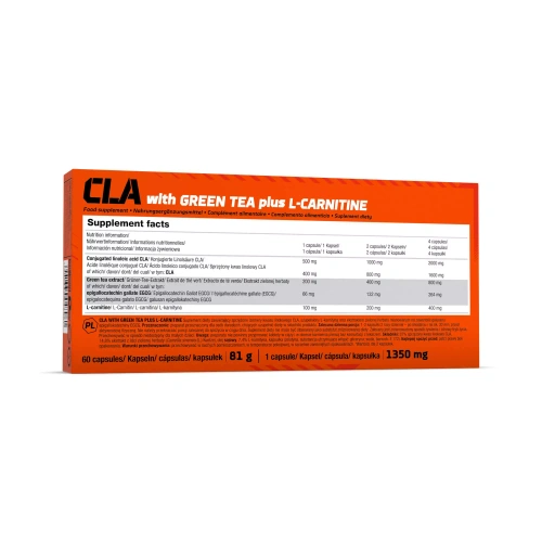 Olimp CLA with Green Tea Plus L-Carnitine 60 Capsules