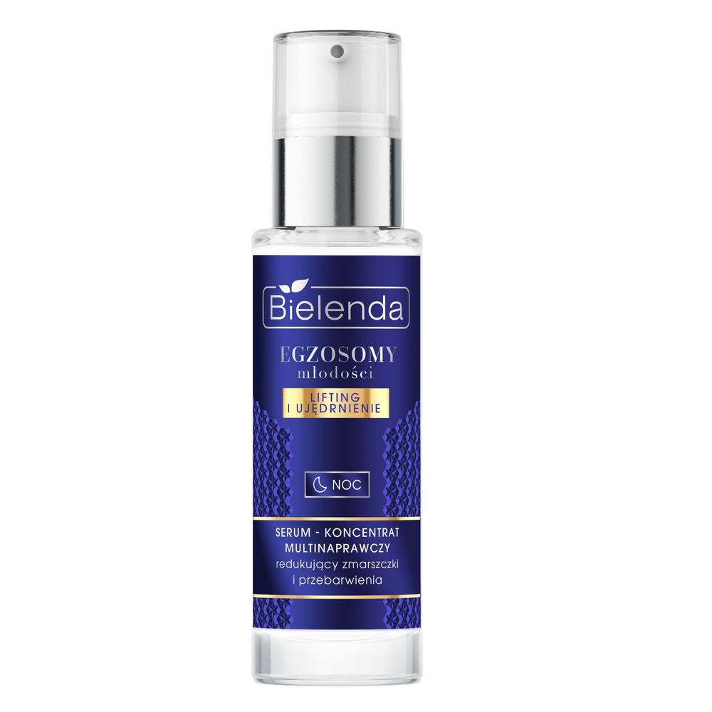 Bielenda Exosomes of Youth Serum - Multi Repair Concentrate for Night Reducing Wrinkles and Discoloration for Mature Skin 30ml