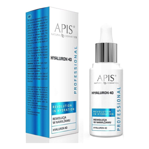 Apis Professional Rewolucja w Nawilżeniu Hyaluron 4D dla Skóry Suchej i Odwodnionej 30ml