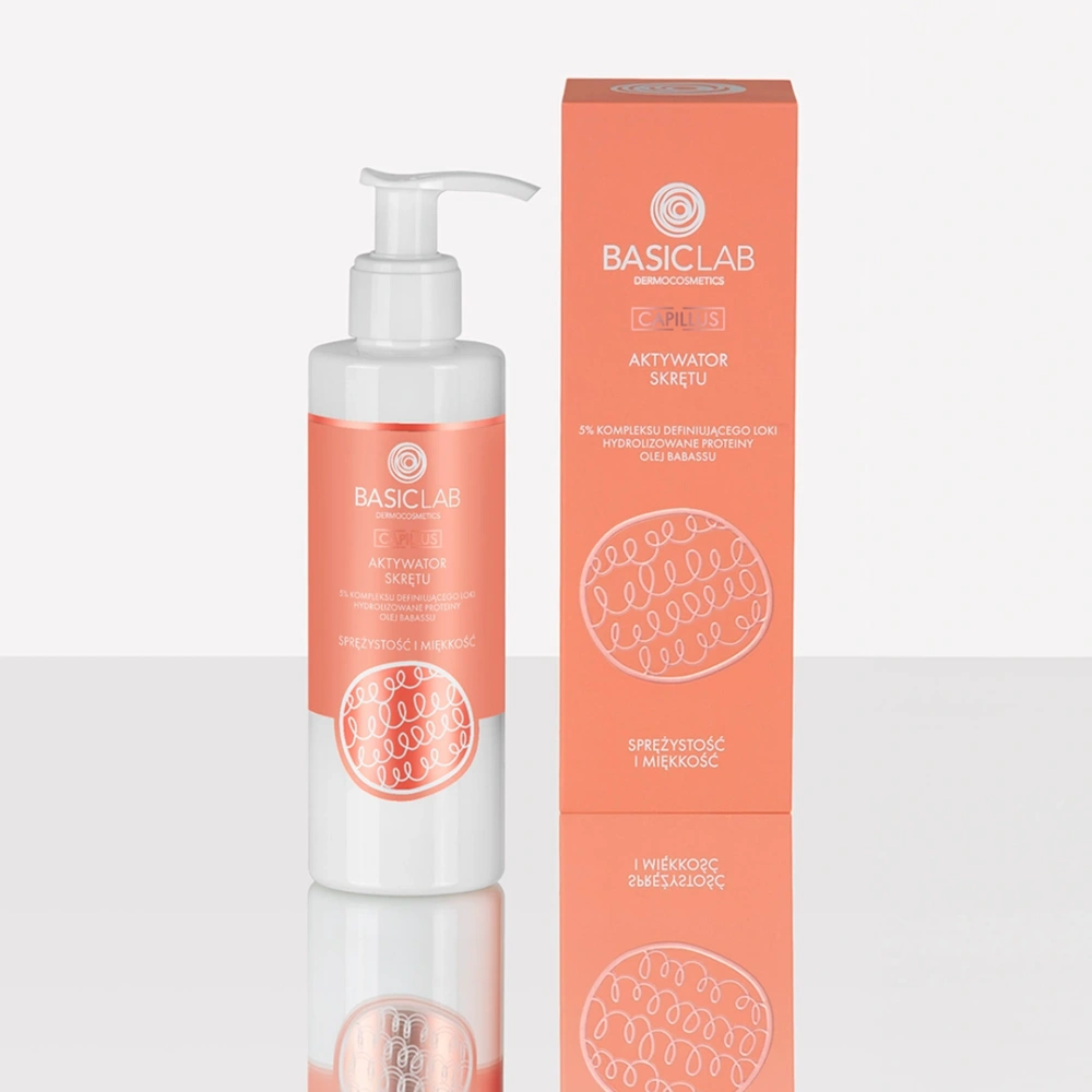 BasicLab Capillus Aktywator Skrętu Elastyczność i Miękkość 200ml