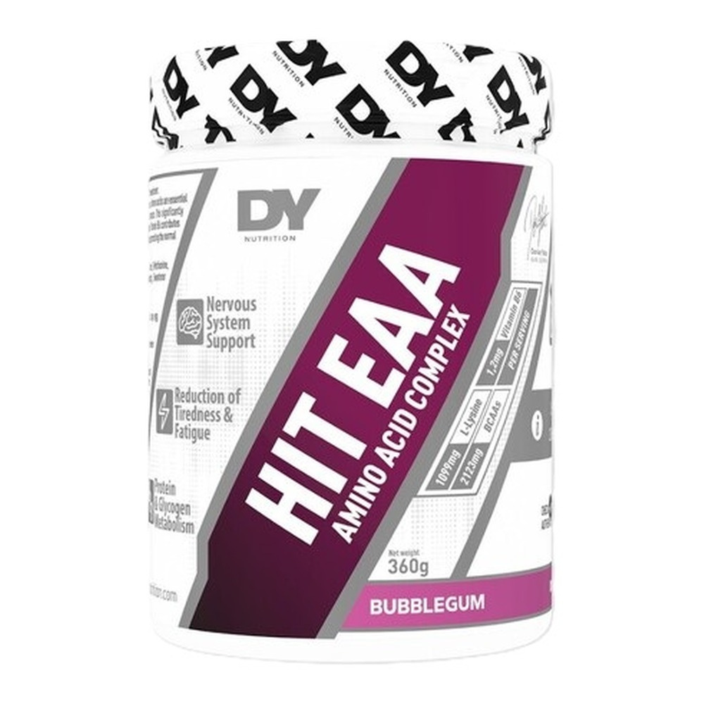 Dorian Yates HIT EAA Amino Acid Complex Bubble Gum Flavour for Athletes 360g