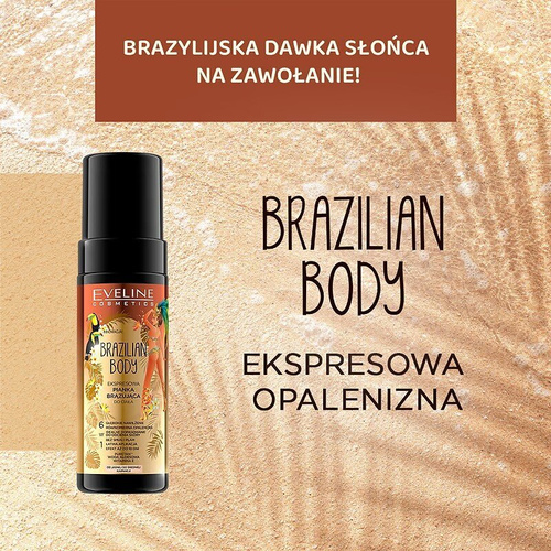 Eveline Brazilian Body Nawilżająca Ekspresowa Pianka Brązująca do Ciała 150ml
