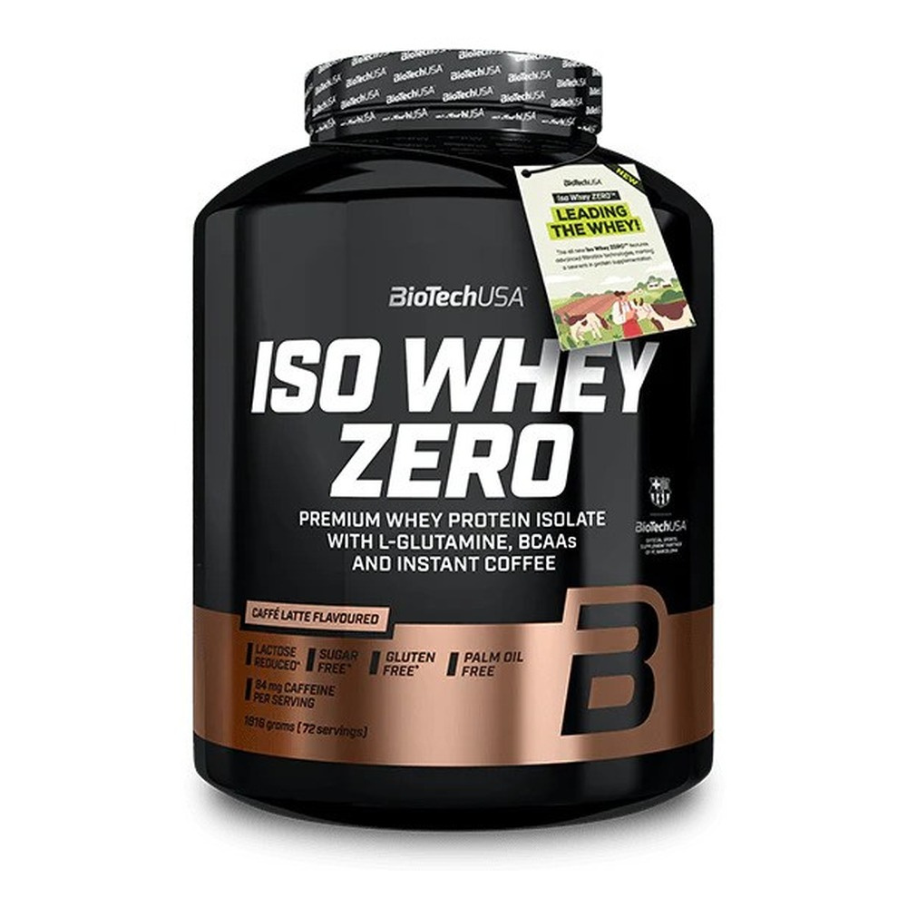 BioTechUSA Iso Whey Zero Izolat białka serwatkowego, Caffè Latte 1816g