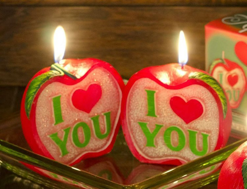 Bartek Candles Candle LOVE APPLE