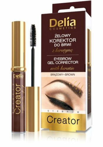 DELIA Corrector eyebrow Gel Brown Eyebrow Creator with keratin 7ml