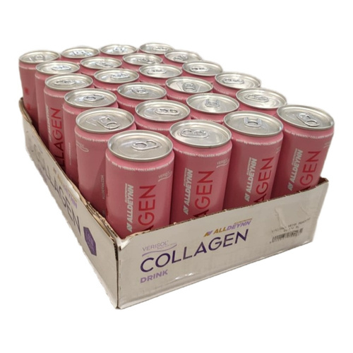Allnutrition AllDeynn Collagen Drink Peachini Napój Kolagenowy Na Zdrową Skórę Włosy i Paznokcie 24 x 330 ml