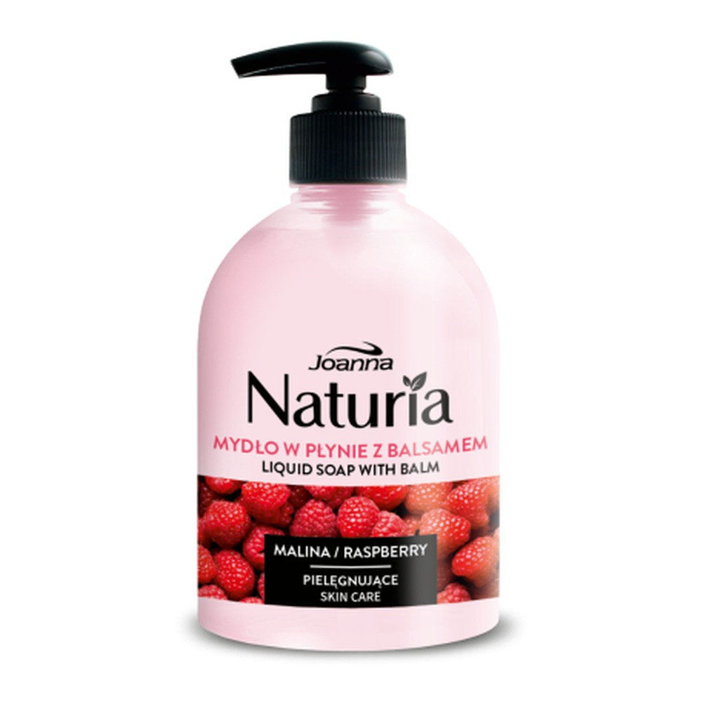 Joanna Naturia Pielęgnacyjne Mydło w Płynie z Balsamem Malina 500ml