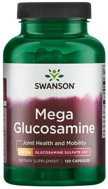 Swanson Mega Glucosamine 750mg 120 Capsules