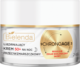 Bielenda Chrono Age 24H Ujędrniający Krem Przeciwzmarszczkowy 50+ na Noc 50ml