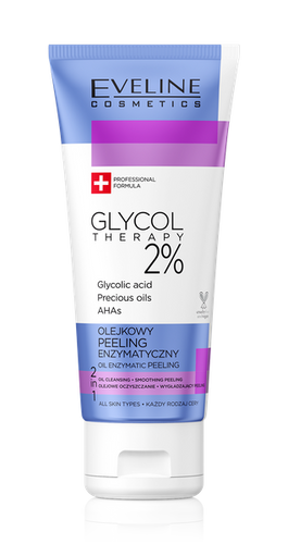 Eveline Glycol Therapy 2% Olejkowy Peeling Enzymatyczny Każdy Rodzaj Cery 100ml