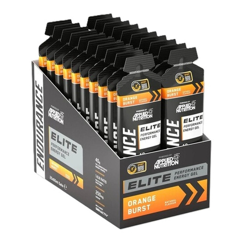 Applied Nutrition Endurance Elite Performance Energy Gel Tri-Source Carbohydrate Orange Burst 20x60ml