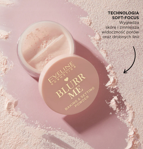 Eveline Blurr Me Utrwalający Puder z Technologią Soft Focus 10g