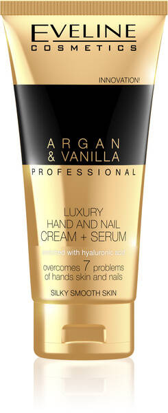 Eveline Argan & Vanilla Luxurious Cream-Serum for Hands and Nails 100ml