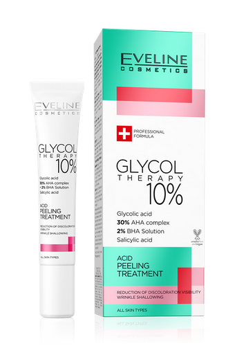 Eveline Glycol Therapy 10% Kwasowa Kuracja Peelingująca Każdy Rodzaj Cery 20ml