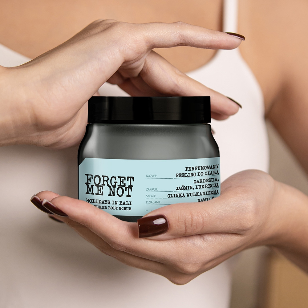 Farmona Forget Me Not Holidays in Bali Perfumowany Peeling do Ciała z Glinką Wulkaniczną i Pyłem Ryżowym 220ml