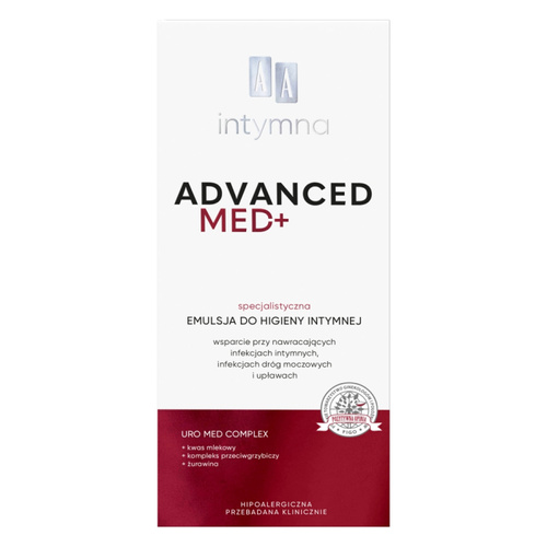 AA Intymna Med Advanced pH 3,5  Specjalistyczna Emulsja do Higieny Intymnej 300ml