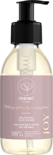 OnlyBio Ritualia Joy Balancing Face Tonic with White Tea and Damask Rose Hydrolates 150ml