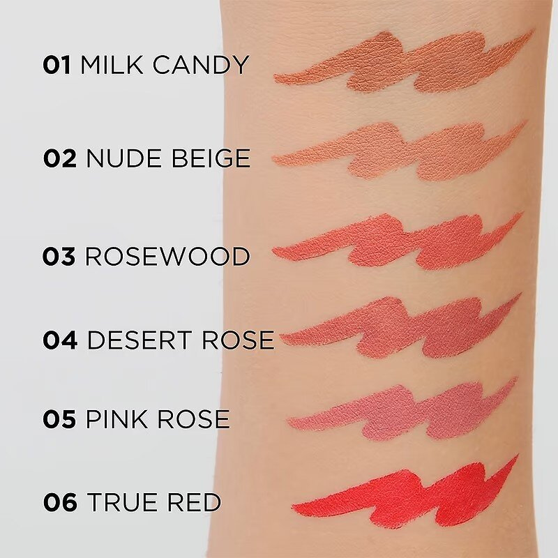 Eveline Automatic Lip Liner Make a Shape Long Lasting Formula 01 Milk Candy 1 Piece