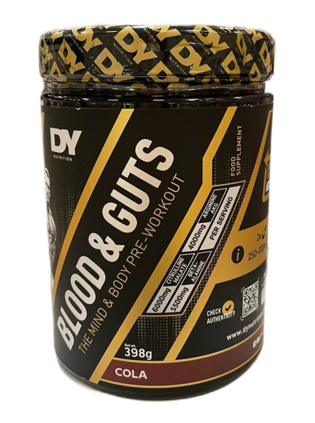Dorian Yates Blood and Guts Przedtreningówka Na Energię i Wytrzymałość 398g