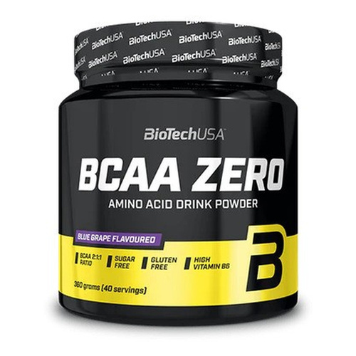 BioTechUSA BCAA Zero Blue Grape Amino Acids Powder for Muscle Support 360g