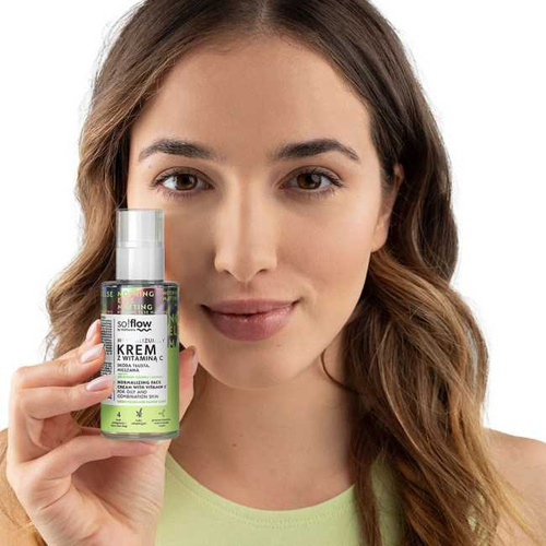 So!Flow Normalizing Cream with Vitamin C for Oily and Combination Skin Needing Brightening 50ml