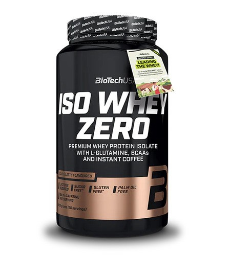 BioTechUSA Iso Whey Zero Whey Protein Isolate Caffe Latte 908g