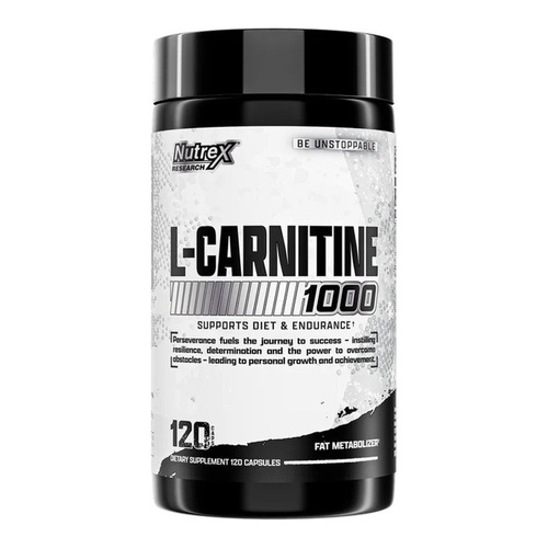 Nutrex Lipo-6 Carnitine Suplement z L-Karnityną na Spalanie Tłuszczu i Produkcję Energii 120 Kapsułek