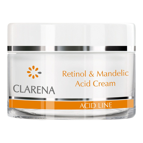 Clarena Acid Line Retinol and Mandelic Acid Anti Wrinkle Brightening Night Cream 50ml