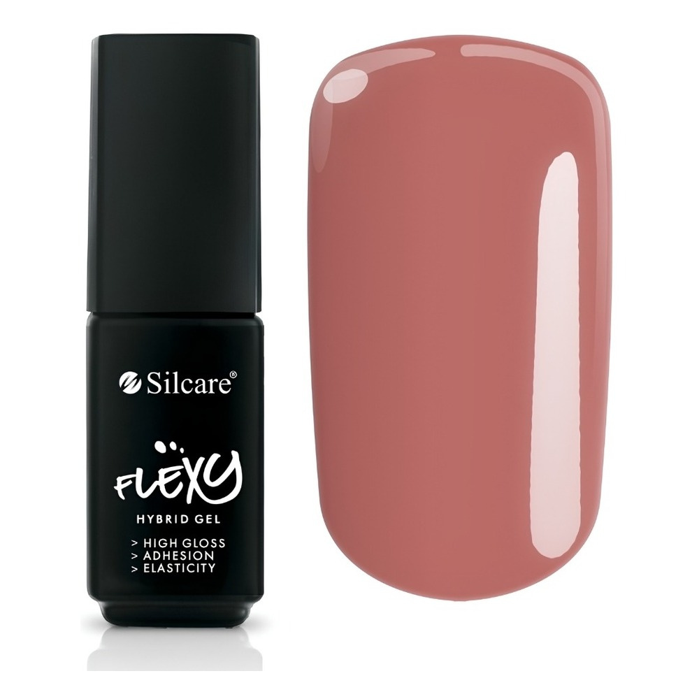 Silcare Flexy UV/LED Hybrid Nail Polish 136 Muted Pink 4.5g