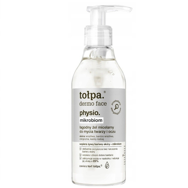 Tolpa Dermo Face Physio Micelarny Żel do Mycia 195ml