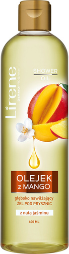 Lirene Deeply Moisturizing Shower Gel with Mango Oil and Jasmine Note 400ml