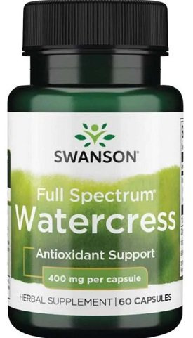 Swanson Full Spectrum Watercress 400mg 60 Capsules