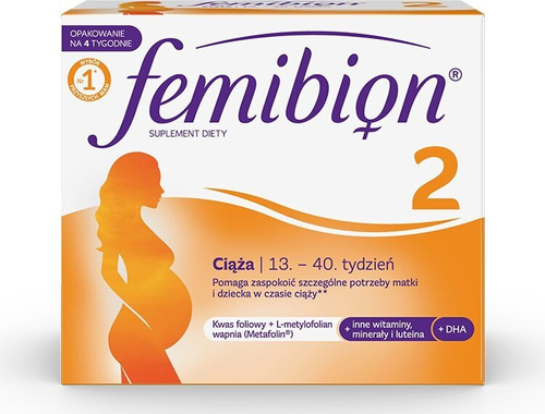 Femibion 2 Diet Supplement for Pregnant Women 13-40 Week 56 Tablets + 56 Capsules