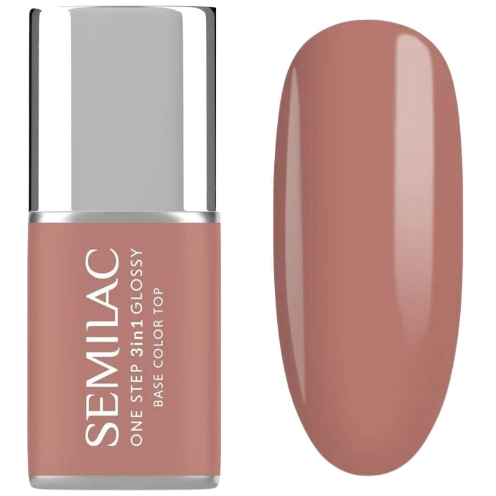 Semilac One Step 3in1 Lakier Hybrydowy S235 Peach Beige 7ml