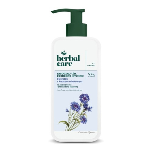 Herbal Care Soothing Intimate Hygiene Gel with Cornflower and Lactic Acid 330ml