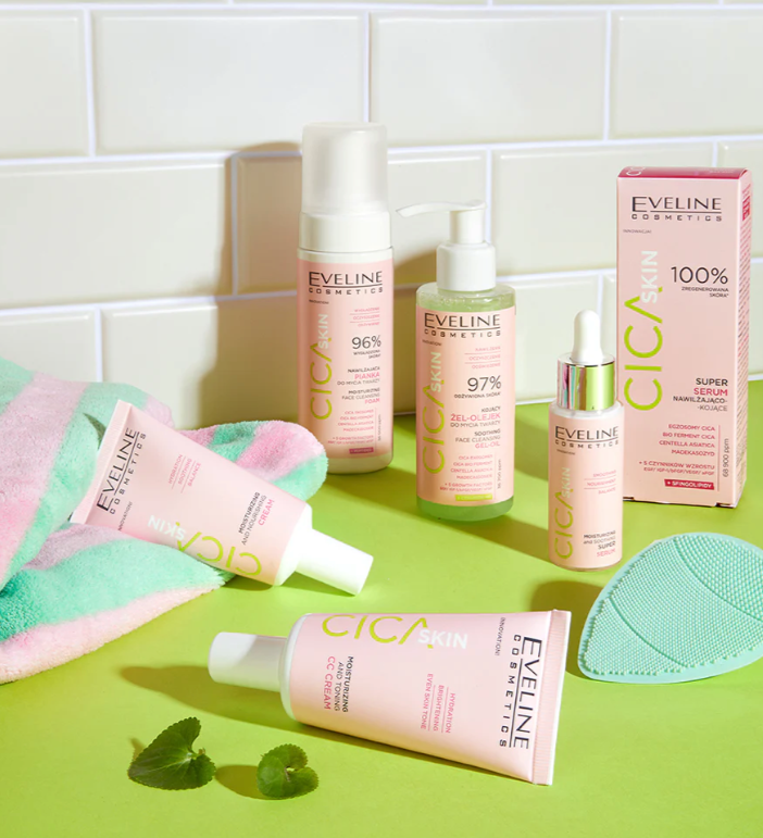 Eveline Cica Skin Super Serum Nawilżająco – Kojące dla każdego Rodzaju Skóry 30ml