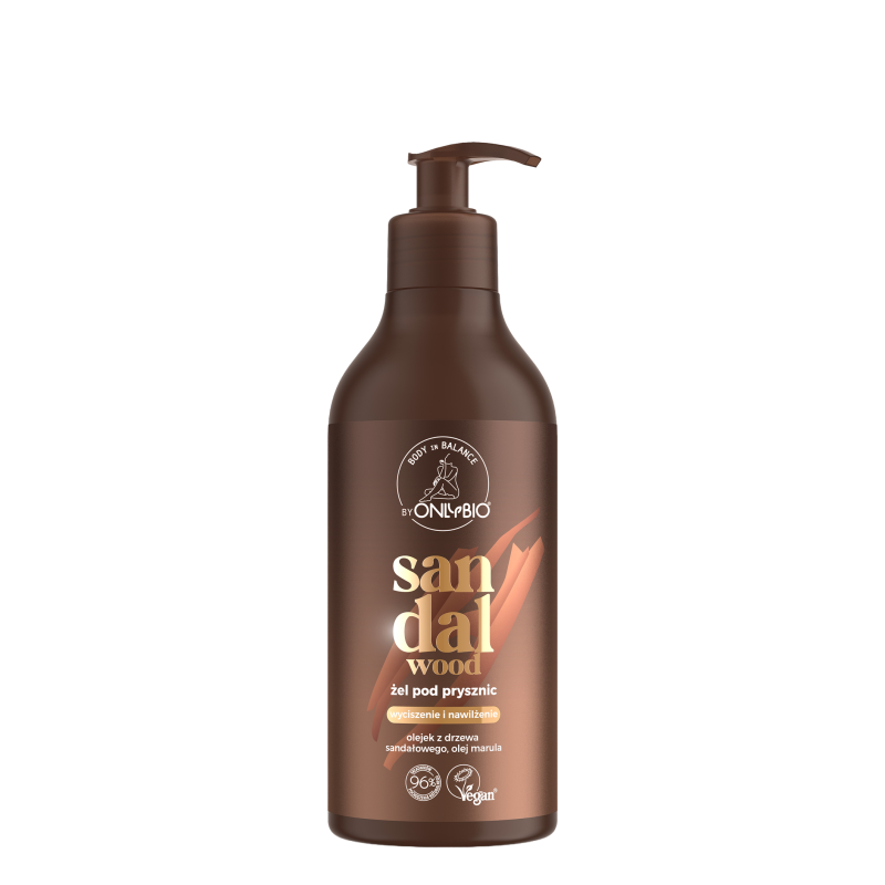 OnlyBio Body in Balance Shower Gel Sandal Wood 400ml