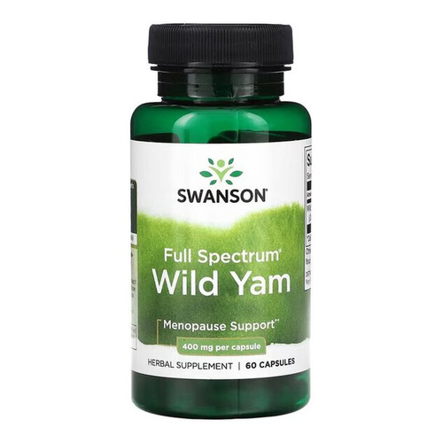 Swanson Full Spectrum Wild Yam 400mg 60 Capsules