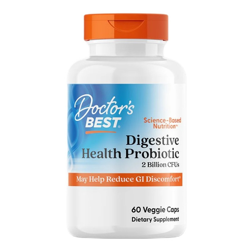Doctor's Best Probiotyk Digestive Health 2 Billion with LactoSpore Kapsułki 60 kapsułek