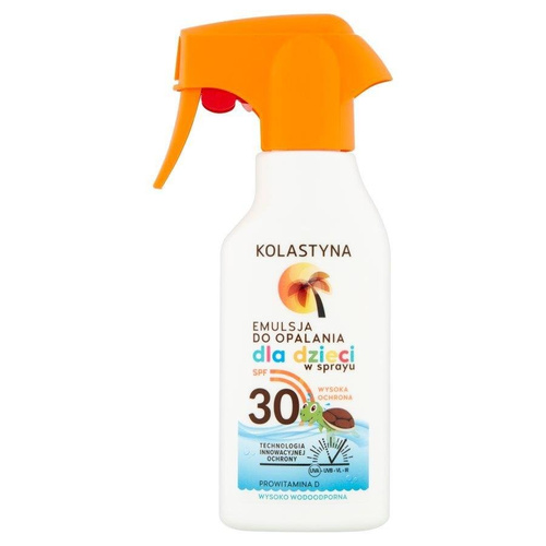 Kolastyna Wodoodporna Emulsja do Opalania dla Dzieci w Sprayu SPF 30 200ml