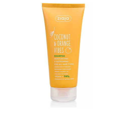 Ziaja Coconut & Orange Vibes Moisturizing and Refreshing Shampoo for Dry and Brittle Hair 200ml Best Before 31.12.26