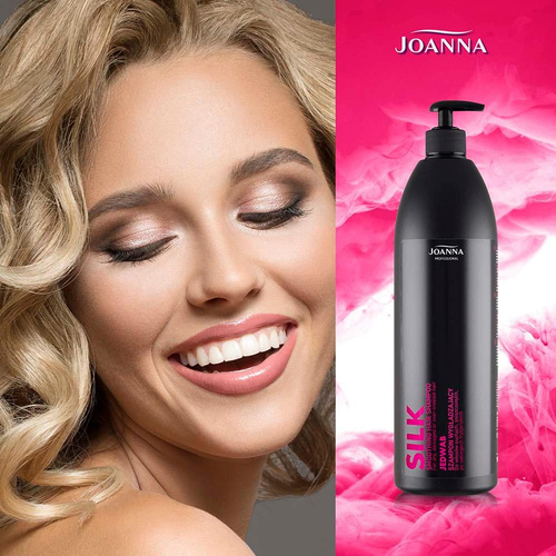 Joanna Professional Smoothing Moisturizing Shampoo with Silk for Dry and Damaged Hair 1000ml