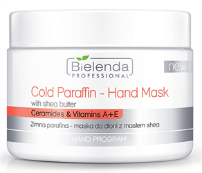 Bielenda Professional Cold Parafin Hand Mask Shea Butter and Vitamins A+E 150g