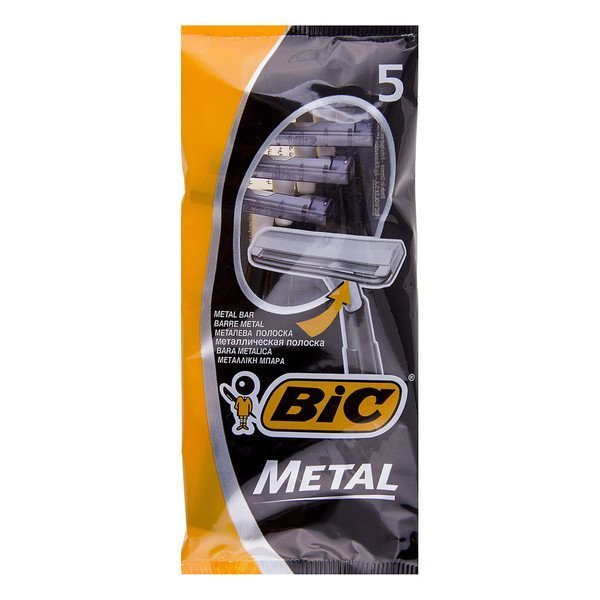 BIC Metal shaving 5pcs for tough beards