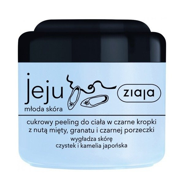 ZIAJA JEJU Sugar Body Peeling With Black Dots 200ml Best Before 31.12.25